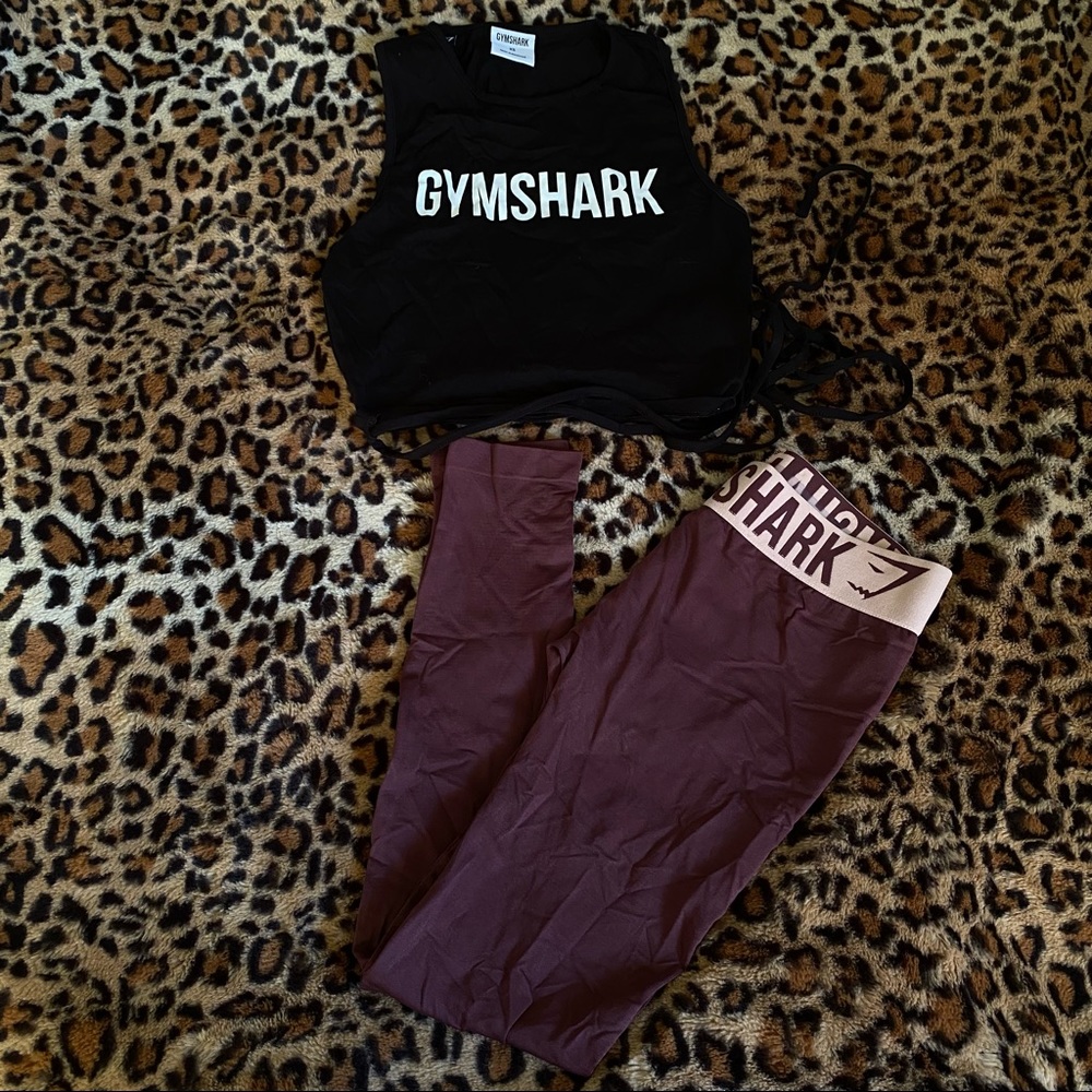 Gymshark crop top and leggings, $45 for both!